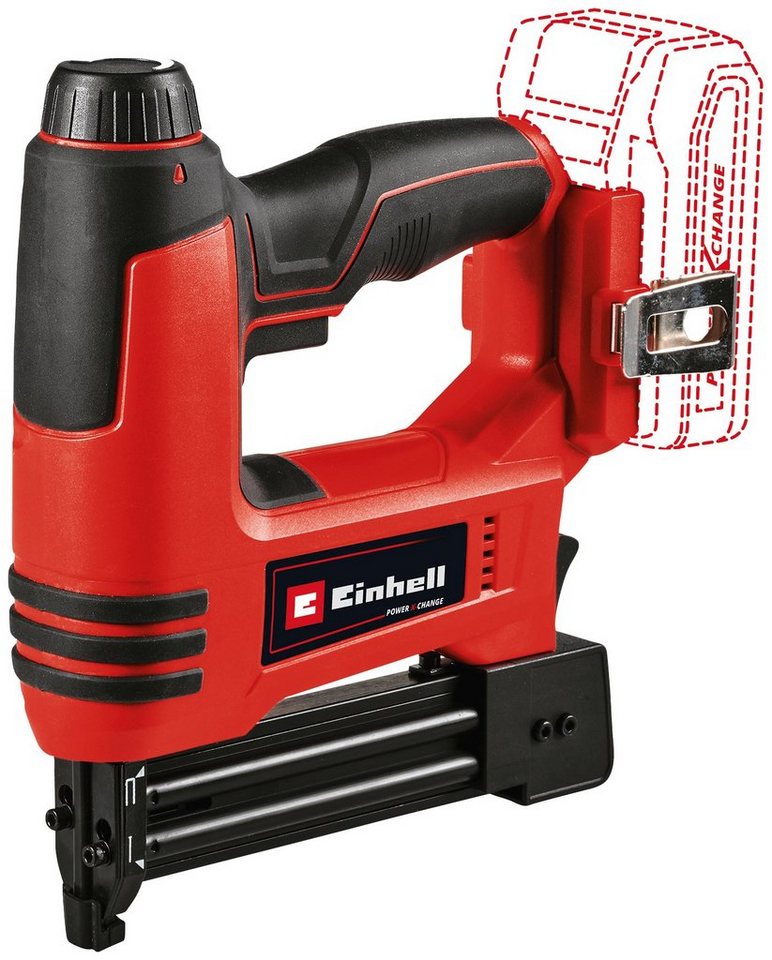 Einhell Nagler TE-CN 18 Li - Solo, 3-tlg., 2 in 1, Akku-Nagler und Tacker, ohne Akku von Einhell