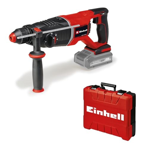 Einhell Professional Akku-Bohrhammer TP-HD 18/26 D Li BL-Solo Power X-Change (18 V, Brushless, 2,6 J, SDS-plus, pneumatisches Schlagwerk, D-Handgriff, Koffer, ohne Akku) von Einhell