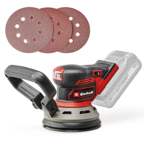Einhell Professional Akku-Exzenterschleifer TP-RS 18/32 Li BL-Solo Power X-Change (18 V, Brushless, 3,2 mm Schwingkreis, 125 mm Schleifteller, inkl. Schleifpapier, ohne Akku) von Einhell