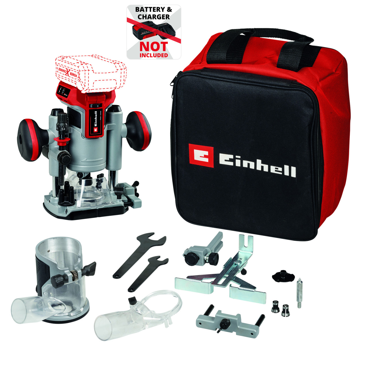 Einhell Professional Akku-Ober-/Kantenfräse TP-RO 18 Set Li BL Solo 18 V von Einhell