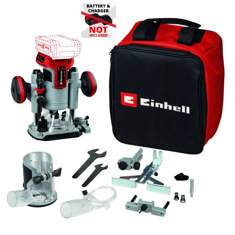 Einhell Professional Akku-Ober-/Kantenfräse TP-RO 18 Set Li BL Solo 18 V von Einhell