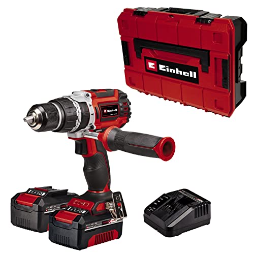Einhell Professional Akku-Schlagbohrschrauber TP-CD 18/60 Li-i BL Power X-Change (Li-Ion, 18 V, Brushless, 60 Nm, Schlagzahl 32000 min-1, inkl. 2x 4,0 Ah Akku und Ladegerät) von Einhell