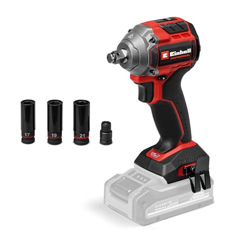 Einhell Professional Akku-Schlagschrauber TP-CW 18/260-C Li BL-Solo Power X-Change (18 V, 260 Nm Drehmoment, 500 Nm Lösemoment, Brushless, Außenvierkant-Aufnahme, ohne Akku) von Einhell