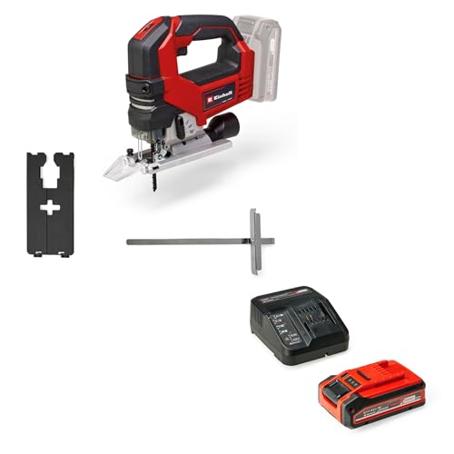 Einhell Professional Akku-Stichsäge TP-JS 18/135 Li BL Power X-Change (18 V, 135 mm Schnitttiefe in Holz, 26 mm Hubhöhe, Brushless, inkl. Sägeblatt + 4,0 Ah Akku und Ladegerät) von Einhell