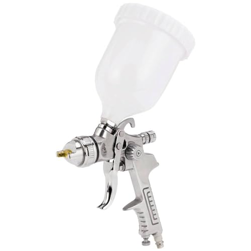 Original Einhell Farbspritzpistole Profi mit Fließbecher (Kompressor-Zubehör, 600 ml Fließbecher, Luftmengenregler, Farbmengenregler, Punkt-/Breitstrahlregler) von Einhell