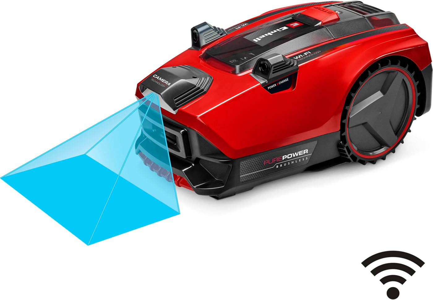 Einhell Rasenmähroboter »FREELEXO CAM PLUS 600«, bis 600 m² Rasenfläche, (9-St), Inkl. 4,0 Ah Plus Akku und Ladestation von Einhell