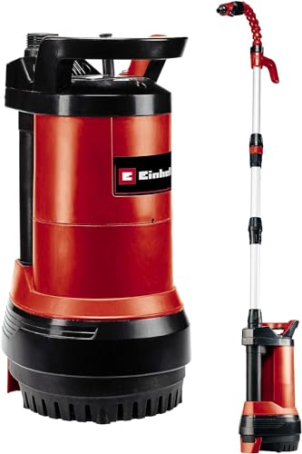 Einhell Regenfasspumpe GE-PP 5555 RB-A (550 Watt, 2in1-Kombipumpe - Tauchdruck- und Regenfaßpumpe, Automatikfunktion mit Trockenlaufsicherung, mehrstufiges Pumpenlaufwerk) von Einhell