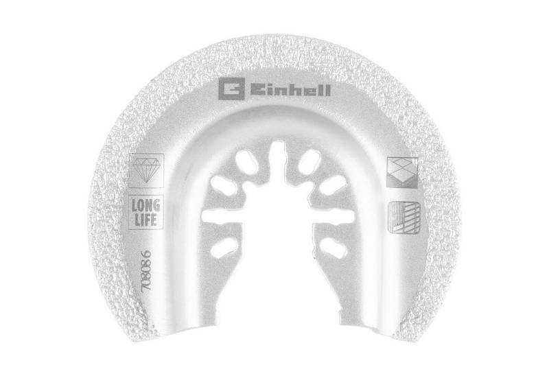 Einhell Diamantsegmentsägeblatt EINHELL Hartmetall-Sägeblatt, 708086, halbrund, 65 mm von Einhell