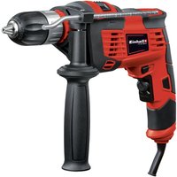 Schlagbohrmaschinen-Set tc-id 1000 e Kit (1.010 w, Bohrleistung Holz 32 mm, Metall 13 mm, Beton 16 mm, 13 mm Schnellspannbohrfutter, inkl. 16-tlg. von Einhell