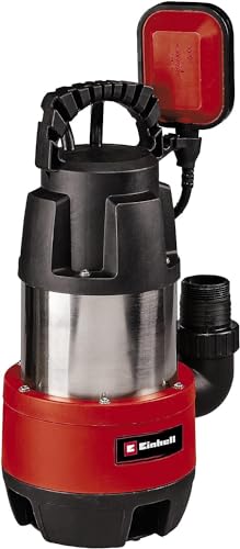 Einhell Schmutzwasserpumpe GC-DP 9040 N (900 W, 22.000 L/h Förderleistung, Ø 40 mm Fremdkörper, Thermischer Überlastschutz, inkl. Universalanschluss) von Einhell