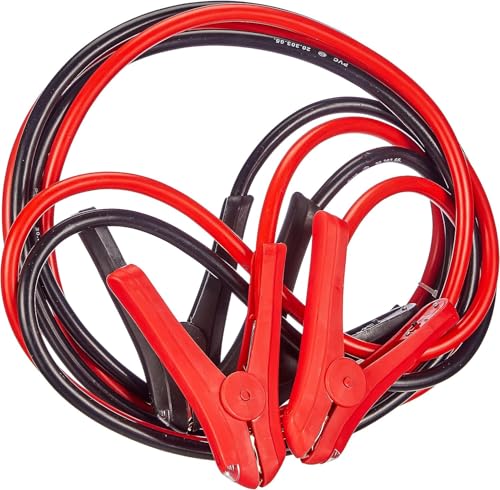 Einhell Starthilfekabel BT-BO 25/1 A LED SP für Benzin- und Dieselmotoren (4 vollisolierte Polzangen (LED-beleuchtet), mit praktischer Tragetasche) von Einhell