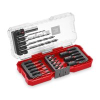 Einhell Steckschlüssel-Bit-Einsatz-Set 1/4 (6.3 mm) 18teilig 108709 von Einhell