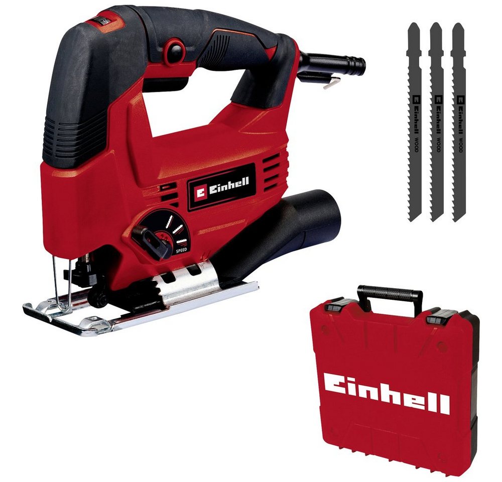 Einhell Stichsäge Einhell TC-JS 80/1 Kit Stichsäge 4321157 mit Zubehör 550 W Einhell Stichsäge Einhell TC-JS 80/1 Kit Stichsäge 4321157 mit Zubehör 550 W von Einhell