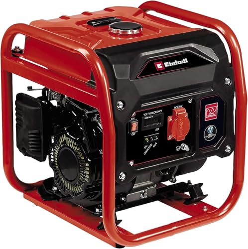 Einhell Stromerzeuger (Benzin) TC-IG 1100 (max 1400 W, 6,5 L Tank, Inverter, 1000 W Dauerleistung, 4-Takt-Motor, 1x 230 V, Ölmangelsicherung, Überlastschutz, Voltmeter) von Einhell