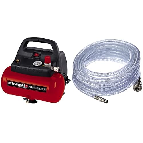 Einhell TC-AC 190/6/8 OF Kompressor + 4138100 HD-Schlauch 10 m aus PVC-Gewebe von Einhell