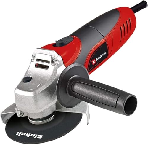 Einhell Winkelschleifer TC-AG 125 (850W, 12.000 1/min Drehzahl, 125mm Scheiben-ø, Scheibenschutz, Spindelarretierung, flacher Aluminium-Getriebekopf) von Einhell