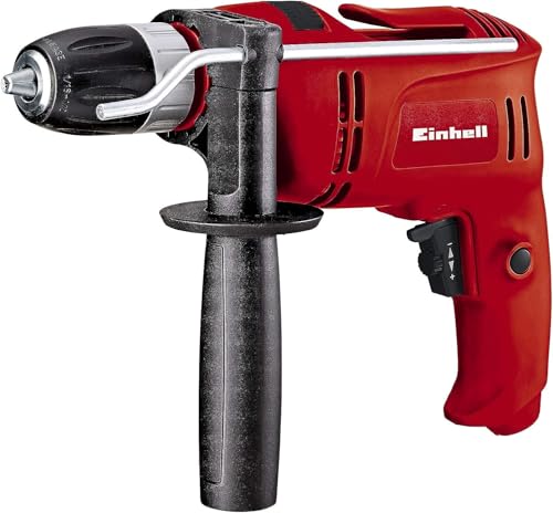 Einhell Schlagbohrmaschine TC-ID 650 E (650 W, Bohrleistung Ø Holz 25 mm, Beton 13mm, Metall 10 mm, Metall-Tiefenanschlag, Gürtelhaken) von Einhell