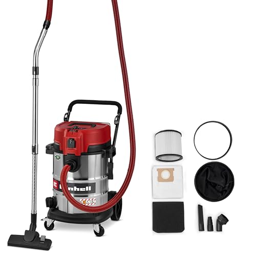 Einhell Nass-Trockensauger TE-VC 5090 SACL (1300 W, 230 mbar Saugleistung, 50 L Behälter, Staubschutzklasse L, HEPA-Filter, Filterreinigung, Automatiksteckdose, inkl. Zubehör) Einhell Nass-Trockensauger TE-VC 5090 SACL (1300 W, 230 mbar Saugleistung, 50 L Behälter, Staubschutzklasse L, HEPA-Filter, Filterreinigung, Automatiksteckdose, inkl. Zubehör) von Einhell