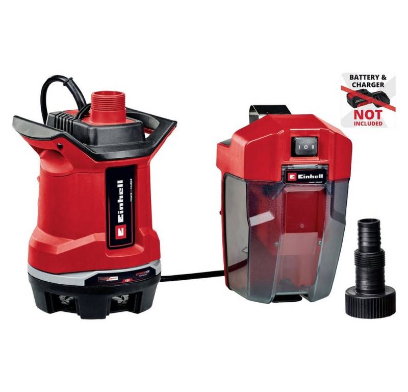 Einhell Tauchpumpe Einhell GE-DP 18/25 Li - Solo Power X-Change 4181580 Schmutzwasser-Ta von Einhell