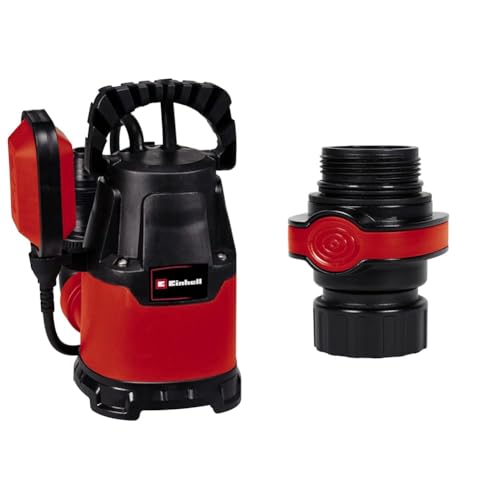 Einhell Tauchpumpe GC-SP 2275 (220 W, 7.500 Liter pro Stunde, max. Förderhöhe 6 m, flachabsaugend bis 5 mm, Klarwasserpumpe, bis zu 5 mm Partikelgröße, inkl. Schnellverbinder) von Einhell