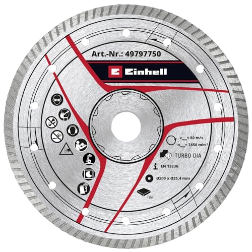 Einhell Trennscheibe Turbo-Diamant-Trennscheibe, Ø 200 x 25,4 x 2,6mm Einhell Trennscheibe Turbo-Diamant-Trennscheibe, Ø 200 x 25,4 x 2,6mm von Einhell