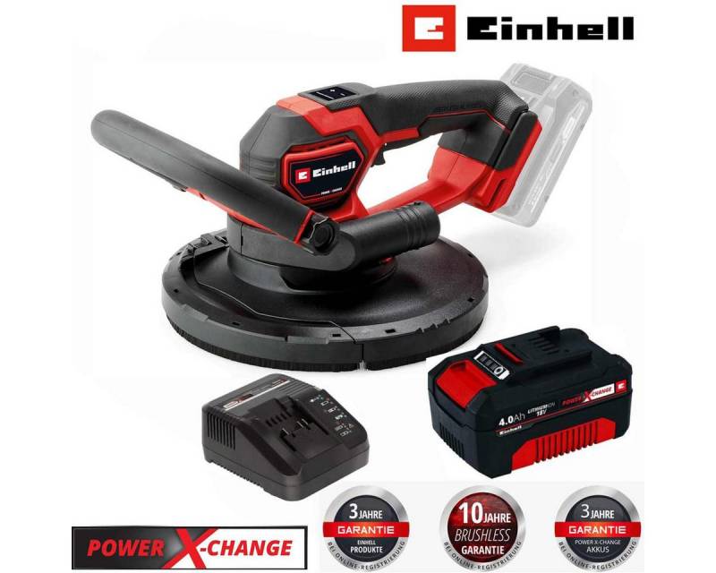 Einhell Trockenbauschleifer Professional 18V Trockenbauschleifer TP-DWS 18/225 Li B + Akku 4.0 Ah von Einhell