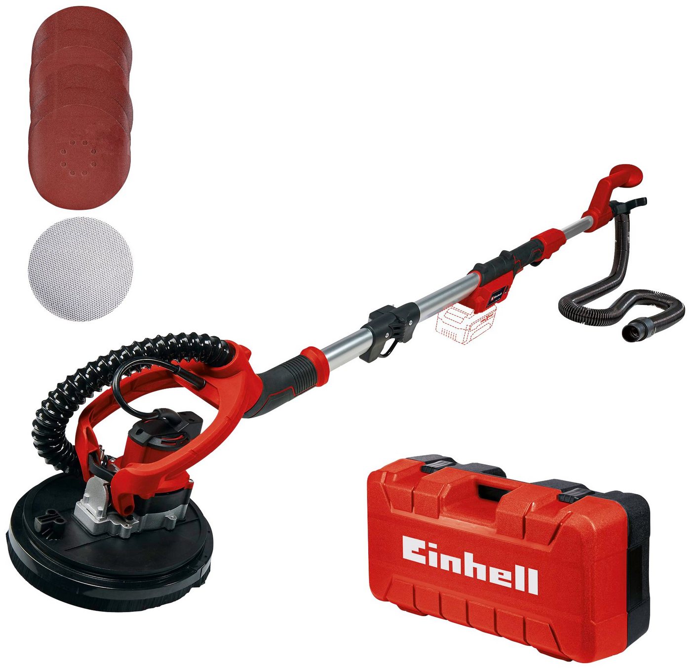 Einhell Trockenbauschleifer TP-DW 18/225 Li - Solo, (7 tlg) von Einhell