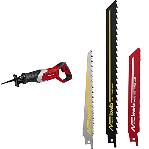 Einhell Universalsäge TC-AP 650 E (650 W, max. 150 mm in Holz, Hubzahlregelung, inkl. Sägeblatt für Holz, 3-tlg. Sägeblatt-Set) von Einhell