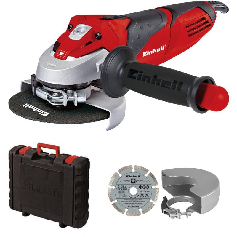 Einhell Winkelschleifer-Set TE-AG 125/750 Kit von Einhell