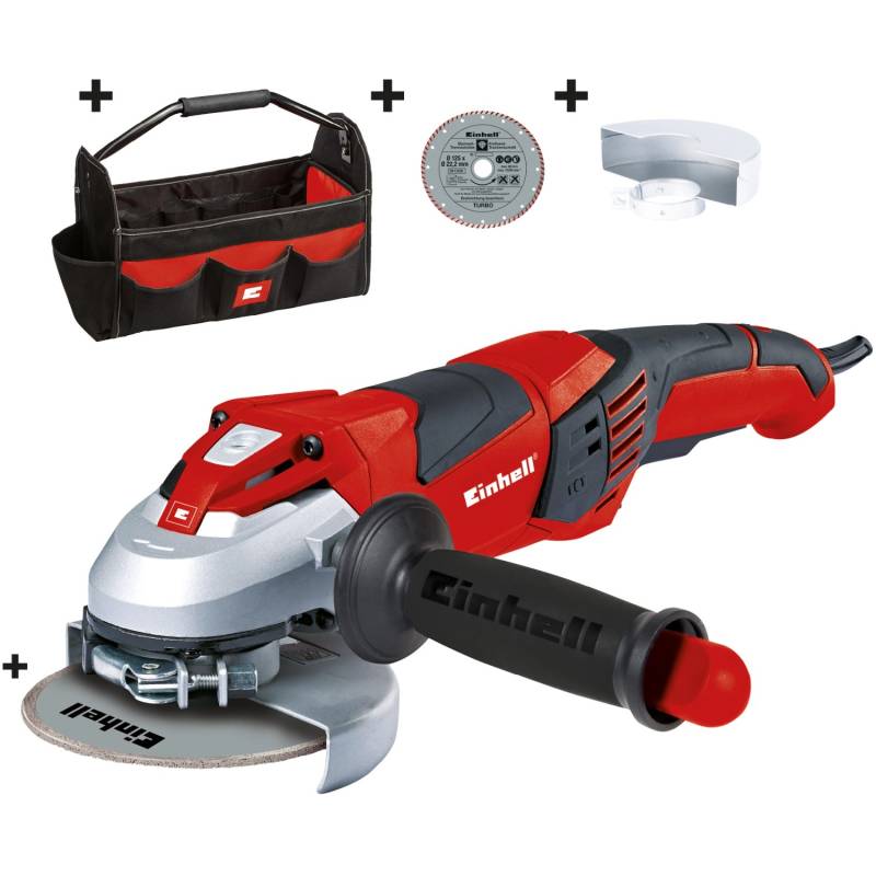 Einhell Winkelschleifer-Set TE-AG 125 CE Kit von Einhell
