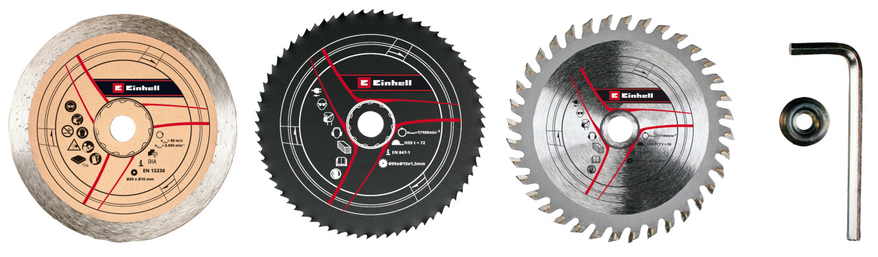 Einhell Zubehör-Set für Mini-Kreissäge 5-teilig von Einhell