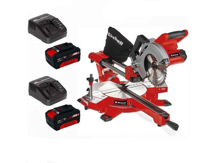 Einhell Zug-, Kapp- und Gehrungssäge Akku-Zug-Kapp-Gehrungssäge 18V TE-SM 36/210 Li- mit Akku 4.0 Ah Einhell Zug-, Kapp- und Gehrungssäge Akku-Zug-Kapp-Gehrungssäge 18V TE-SM 36/210 Li- mit Akku 4.0 Ah von Einhell