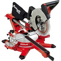 Einhell Zug-, Kapp- und Gehrungssäge "TE-SM 2534 Dual", 1800 W, 5100 U/min, Tischverlängerungen von Einhell