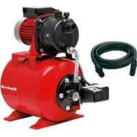 Einhell GC-WW 6538 Set Hauswasserwerk - 3.800 L/Std. - 650W - Förderhöhe 36 m - Reservoir 20 Liters - Komplettes Startpaket - Regenwasserpumpe - Rot von Einhell