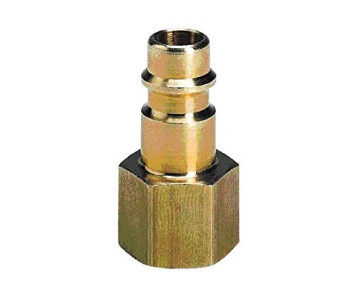 Original Einhell Gewindestecknippel (R 1/4" Innengewinde, Kompressor-Zubehör, aus Messing, passend für diverse Drucklufteinsätze) von Einhell