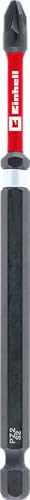 Original Einhell Impact-Bit mit Doppel-Torsion, 120 mm, PH2 (S2-Stahl, hohe Langlebigkeit, doppelter Torsionseffekt, roter Farbring, E 6.3 Schaft) von Einhell Accessories