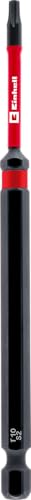 Original Einhell Impact-Bit mit Doppel-Torsion, 120 mm, T10 (S2-Stahl, hohe Langlebigkeit, doppelter Torsionseffekt, roter Farbring, E 6.3 Schaft) von Einhell Accessories