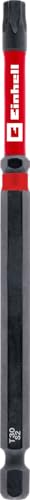Original Einhell Impact-Bit mit Doppel-Torsion, 120 mm, T30 (S2-Stahl, hohe Langlebigkeit, doppelter Torsionseffekt, roter Farbring, E 6.3 Schaft) von Einhell Accessories