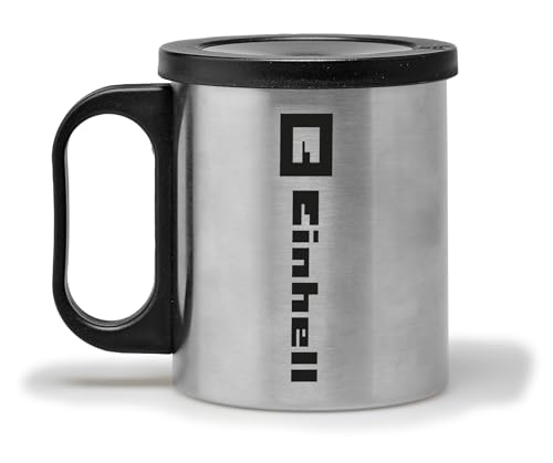 Original Einhell Kaffeetasse für Akku-Kaffeemaschine (Zubehör und Ersatzteil für die Einhell Akku-Kaffeemaschine TE-CF 18 Li, 240 ml Kaffeetasse mit Deckel, staubdicht) von Einhell