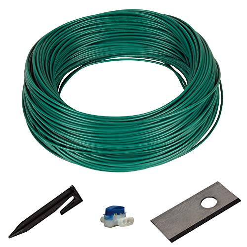 Original Einhell Robotermäher-Zubehör Cable Kit 1100m² (für Robotermäher Freelexo & Rasenflächen bis 1100 m² inkl. 3 Klingen, 200 m Begrenzungsdraht, 285 Befestigungshaken, 4 Klemmen) von Einhell