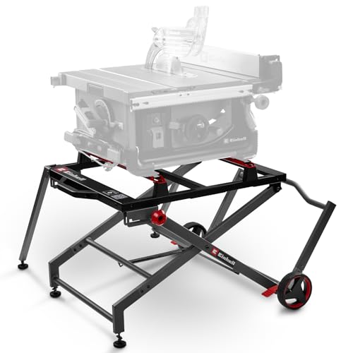 Original Einhell Sägen-Untergestell E-Stand TSS (Untergestell für Tischkreissägen, klappbar, Tragegriff, Räder, robuste Stahlkonstruktion, stabiler Stand) von Einhell