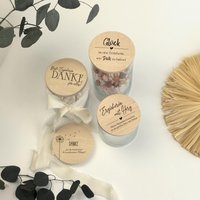Vorratsglas Mit Graviertem Holzdeckel - Abschiedsgeschenk Kita Danke Geschenk Erzieherin Für Die Beste Herz von EinklangDesign