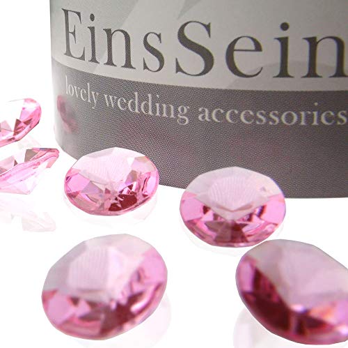 EinsSein 100x Funkelnde Diamantkristalle Acryl 12mm rosa Diamanten Dekosteine Hochzeit Deko Tischdeko Streudeko Glitzersteine Steine Hochzeits Dekodiamanten EinsSein 100x Funkelnde Diamantkristalle Acryl 12mm rosa Diamanten Dekosteine Hochzeit Deko Tischdeko Streudeko Glitzersteine Steine Hochzeits Dekodiamanten von EinsSein
