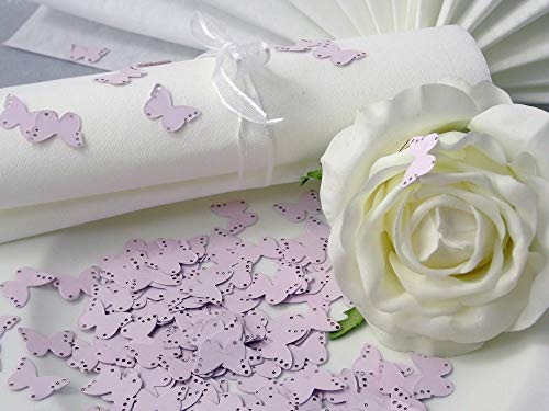 EinsSein 10g Streudeko Frühling Hochzeit Butterfly rosa Tischdeko Hochzeit ca. 160St Schmetterlinge Vintage von EinsSein