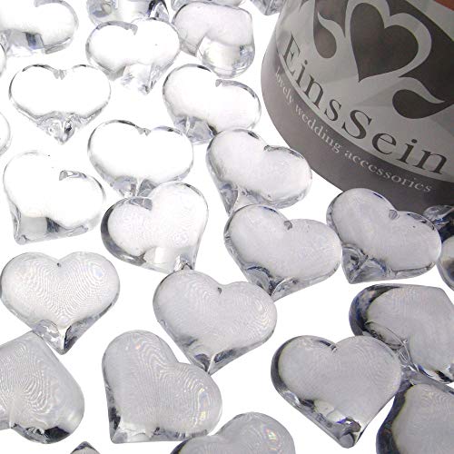 EinsSein 30x Funkelnde Herzen Acryl 22mm klar Dekoration Glasherzen Streudeko Deko Herz Dekosteine Tisch Herzchen Hochzeitsdekoration Konfetti Steine EinsSein 30x Funkelnde Herzen Acryl 22mm klar Dekoration Glasherzen Streudeko Deko Herz Dekosteine Tisch Herzchen Hochzeitsdekoration Konfetti Steine von EinsSein