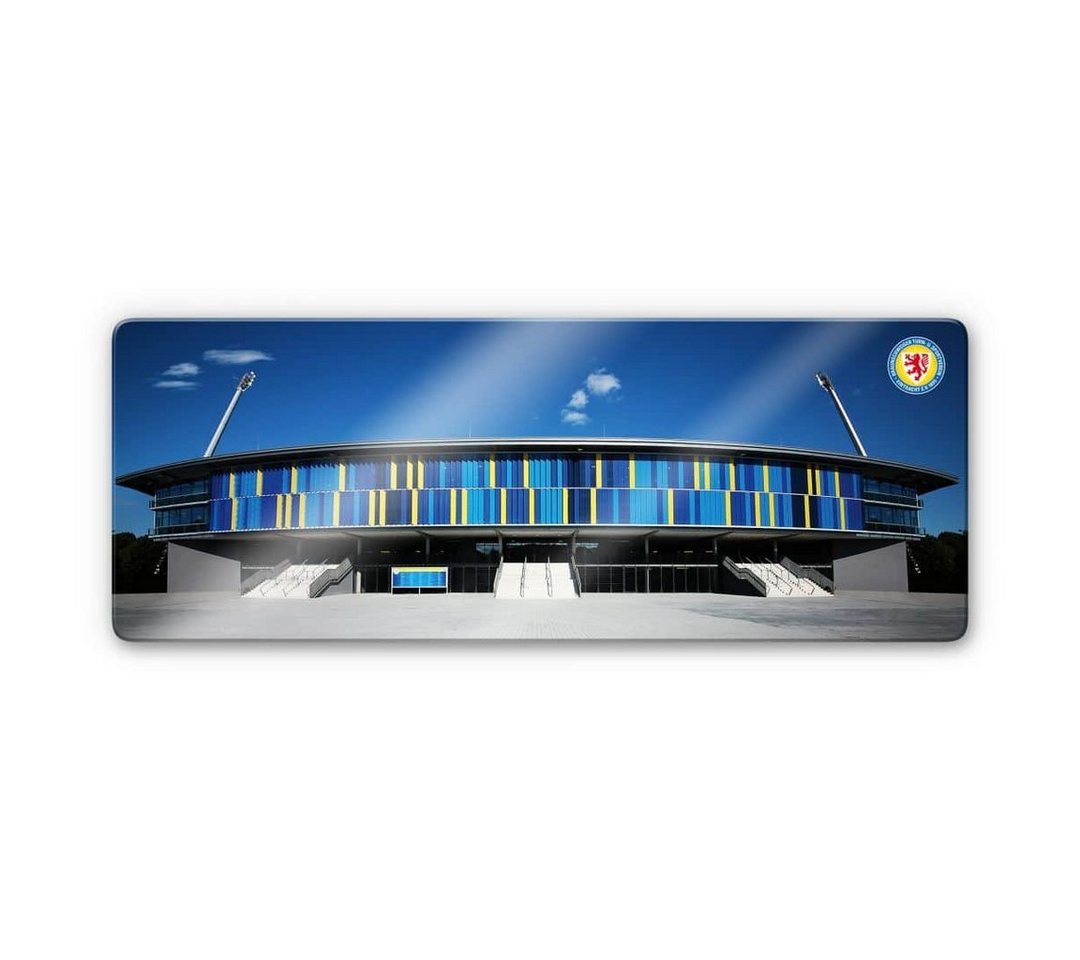 Eintracht Braunschweig Gemälde Fußball Glasbild Modern Eintracht Braunschweig Stadion, Sportverein Deko Bilder von Eintracht Braunschweig