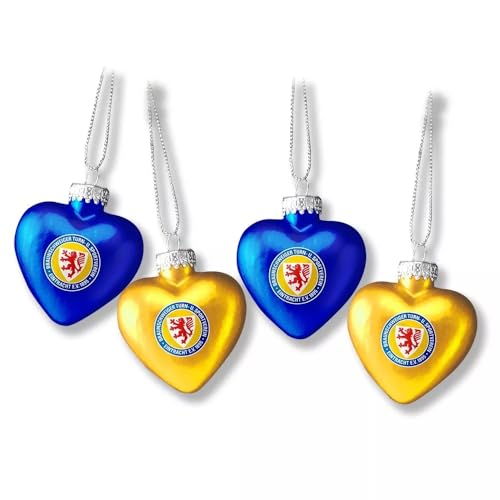 Eintracht Braunschweig Weihnachtsschmuck Herz 4er Weihnachtskugeln Weihnachten von Eintracht Braunschweig