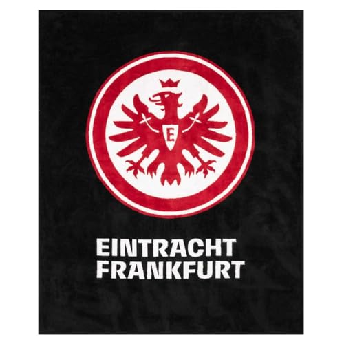 Eintracht Frankfurt Veloursdecke Eintracht 150 x 200 cm, 450gsm von Eintracht Frankfurt