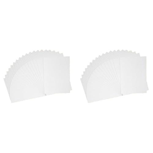 Eioeeklop 120 Blatt Aquarellpapier, Kaltgepresst, 50% Baumwolle, 140 Pfund / 300 G/M², Säurefreies Weißes Großpapier (7,68 X 5,31) von Eioeeklop