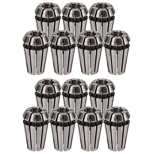 Eioeeklop 14 Stuecke 1-7mm ER11 Spannzangenfutter Bits Halter Fruehling Spannzange fuer CNC-Graviermaschine & Fraesdrehwerkzeug von Eioeeklop